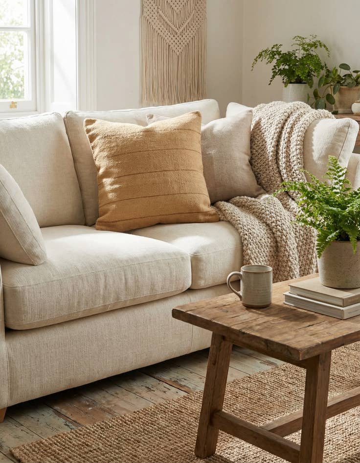 Detail image of 1' 8 x 1' 8  Hand Woven Pillow Wool Square Rug