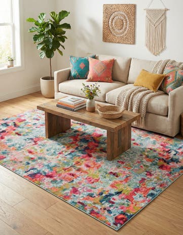 8' x 11' Washable Theia Rug