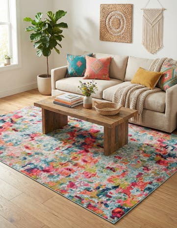 8' x 11' Washable Theia Rug