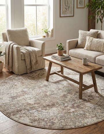 7' x 7' Oregon Round Rug