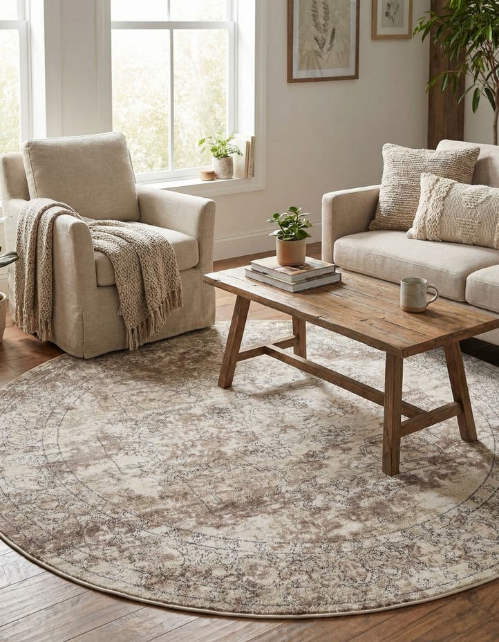 7' x 7' Oregon Round Rug