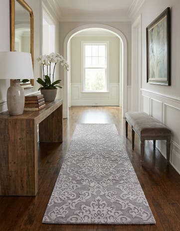2' 10 x 9' 11 Hand Knotted Darya Wool Runner Rug