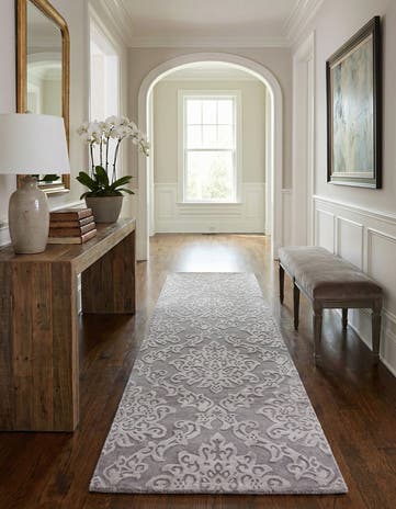 2' 10 x 9' 11 Hand Knotted Darya Wool Runner Rug