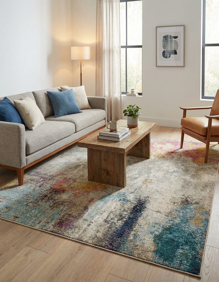 8' x 10' Washable Theia Rug