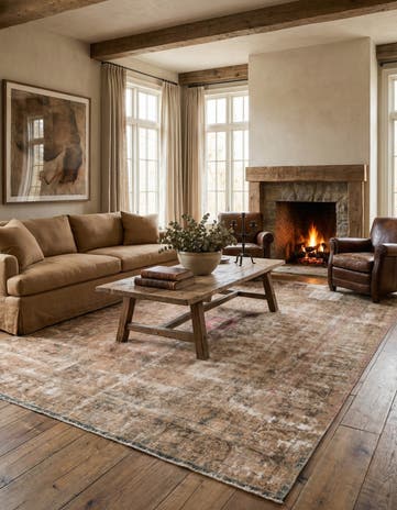 10' x 12' 7 Hand Knotted Ultra Vintage Persian Wool Rug