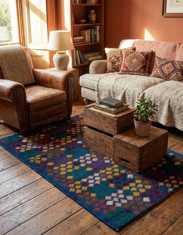 2' 9 x 4' 7 Hand Knotted Balouch Wool Rug