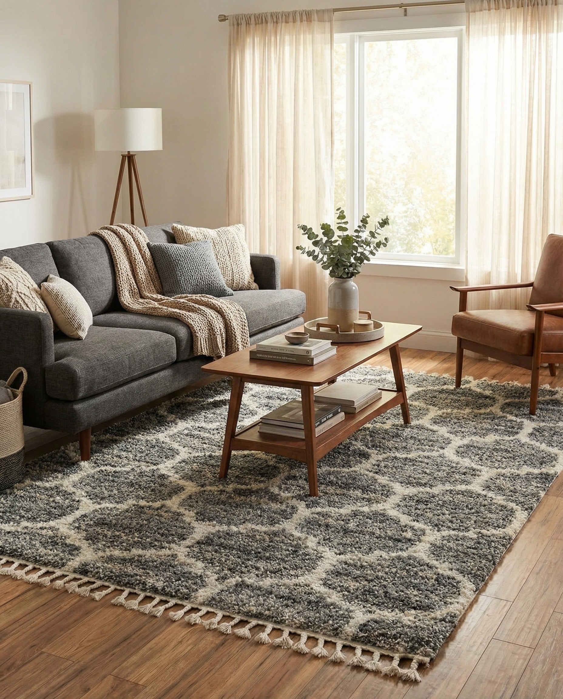  9' x 12' 2 Athena Shag Rug