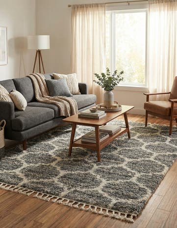 9' x 12' 2 Athena Shag Rug