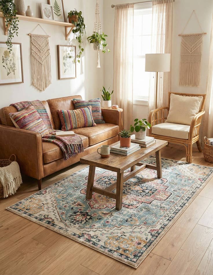 Detail image of  4' 4 x 6' Medina Rug