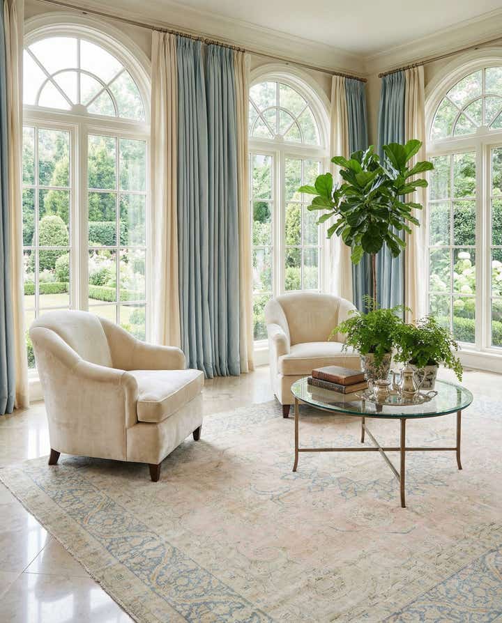 9' 10 x 13' 3 Vintage Royal Wool Rug