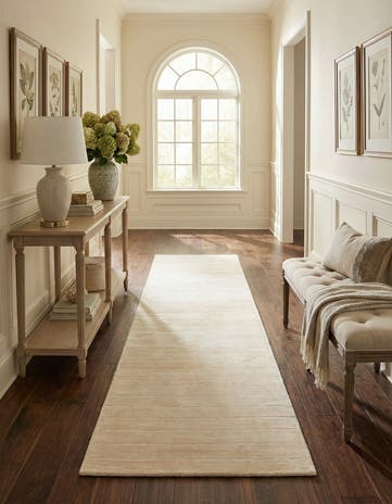 2' 7 x 9' 10 Hand Knotted Darya Wool Runner Rug