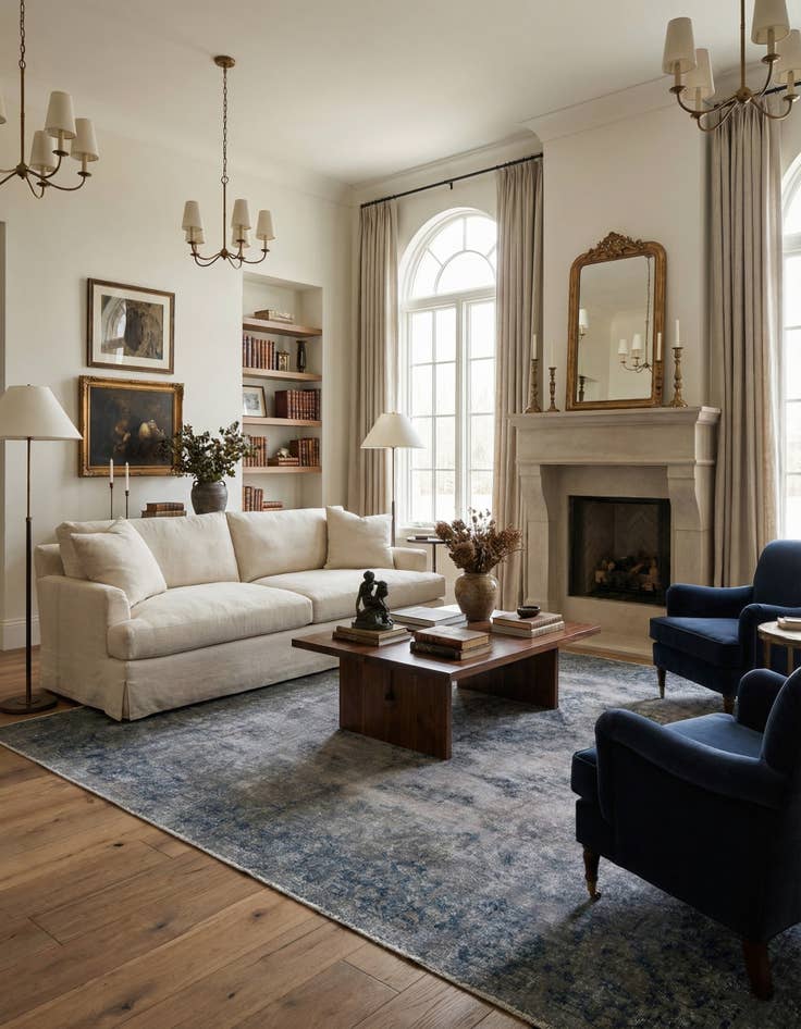 Detail image of 9' 8 x 12' 6 Vintage Royal Wool Rug