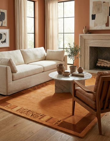 4' 8 x 6' 7 Hand Knotted Nepal Wool Rug