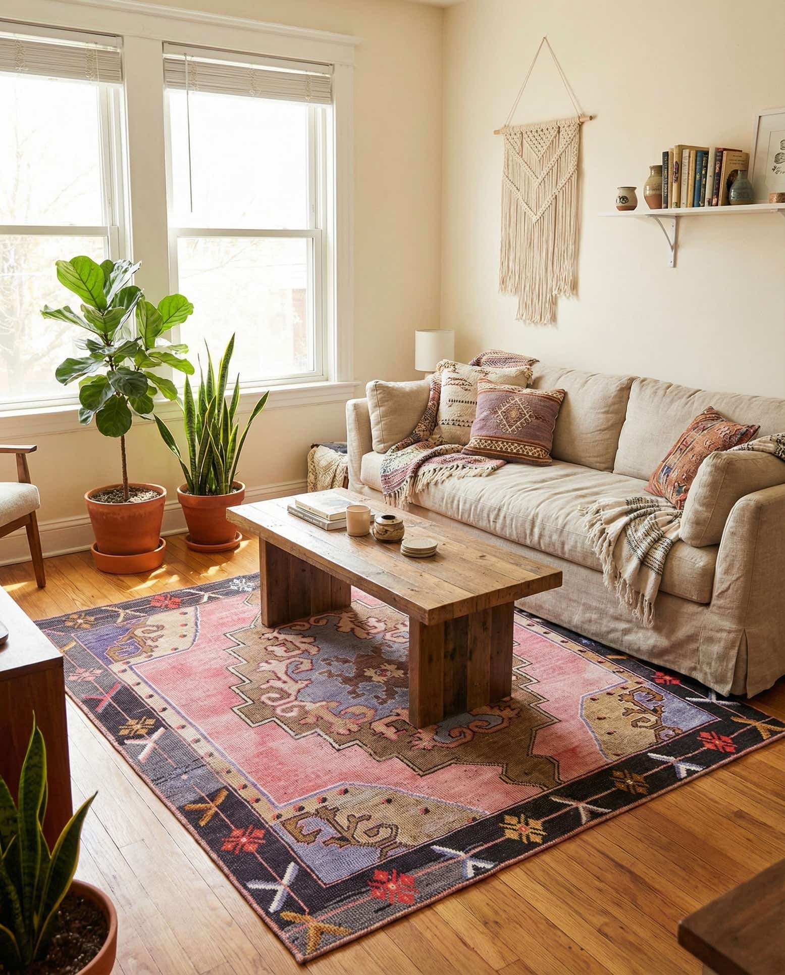 7' 6 x 7' 6 Washable Timeless Square Rug