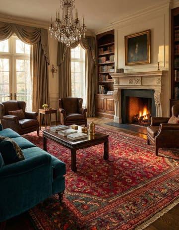 7' 7 x 10' 3 Hand Knotted Liliyan Persian Wool Rug