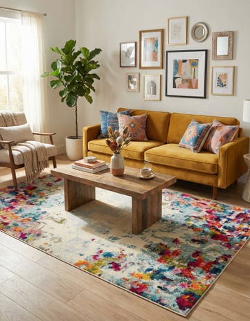 6' x 9' Washable Theia Rug