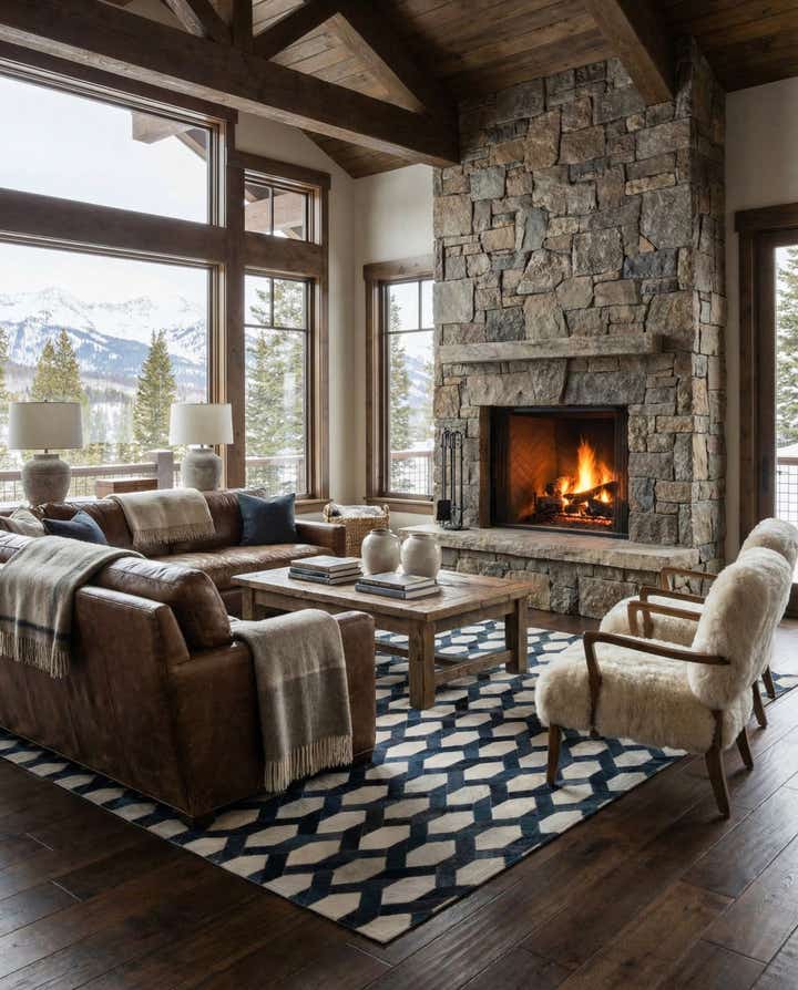 5' x 7' 11 Cowhide - Patchwork Rug