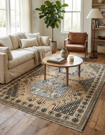 5' 7 x 8' 2 Hand Knotted Darya Rug