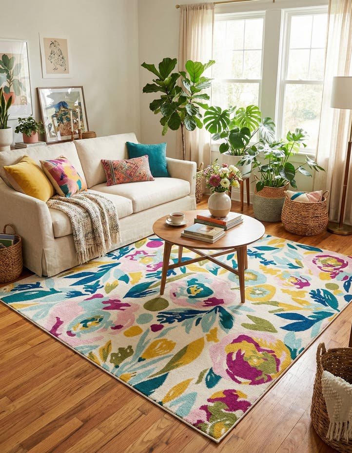 7' 10 x 7' 10 Bloom Square Rug