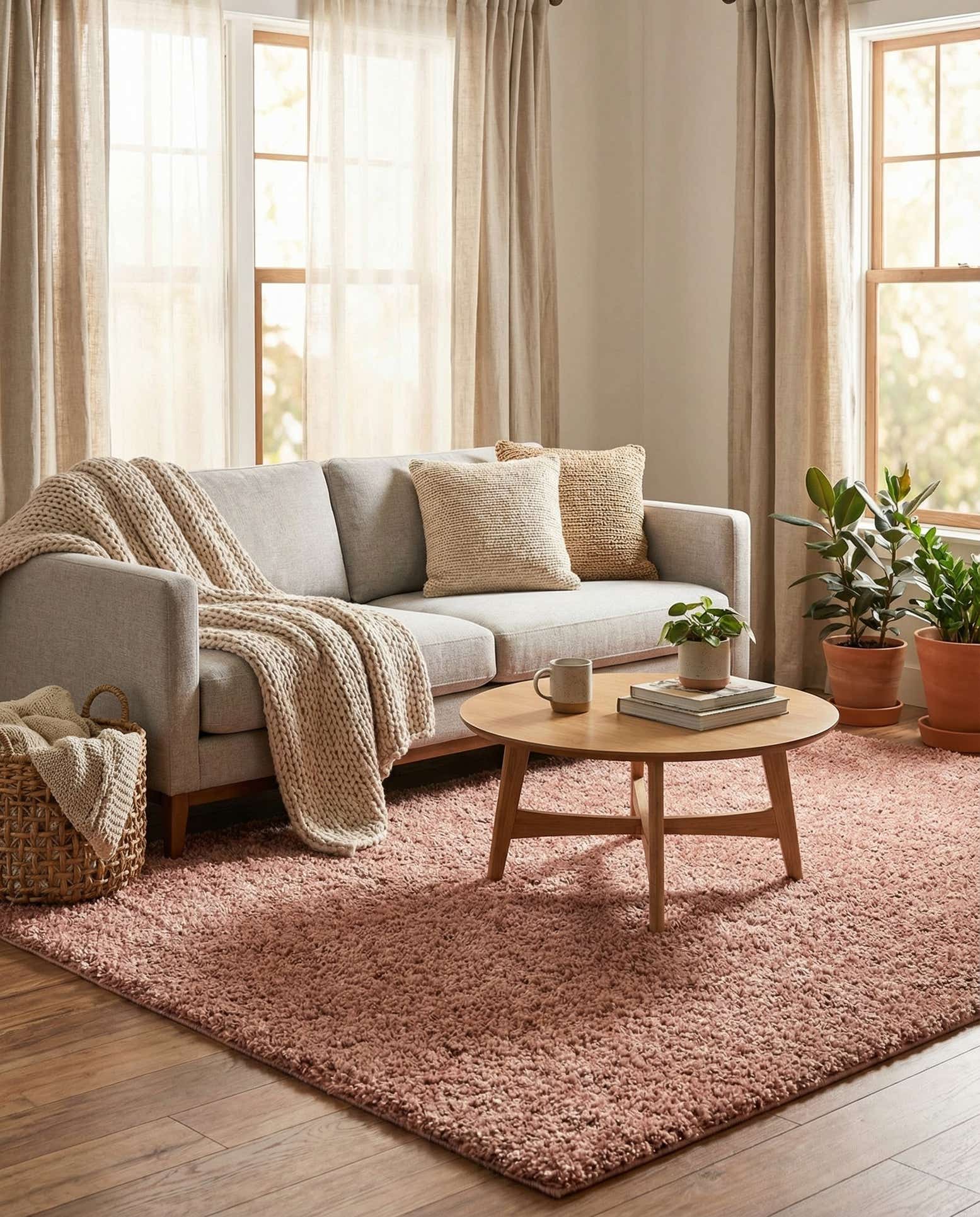 5' 3 x 8' Jill Zarin Shaggy Chic Rug