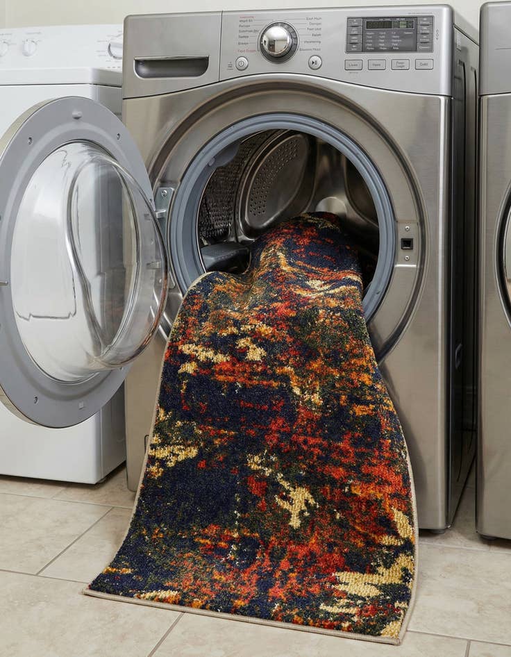 Detail image of 2' x 4'  Washable Haerfest Runner Rug