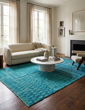 5' 4 x 8' 5 Hand Knotted Darya Wool Rug