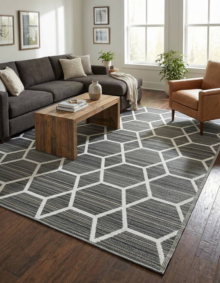 Detail image of 7' 10 x 10'  Washable Vista Breeze Indoor / Outdoor Rug