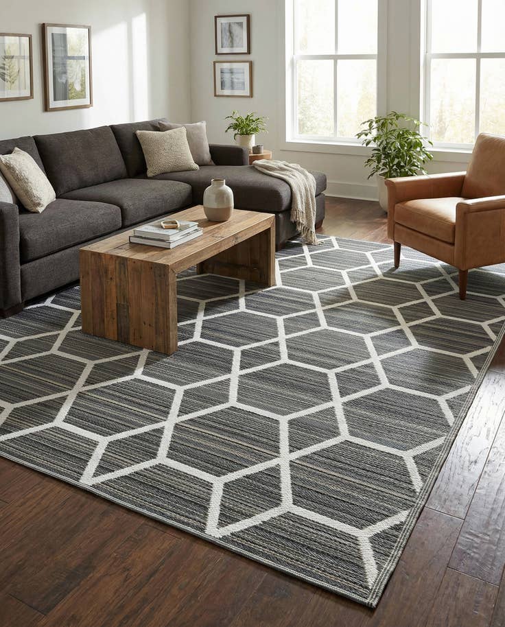 Detail image of 7' 10 x 10' Easy-Clean Vista Breeze Indoor / Outdoor Rug