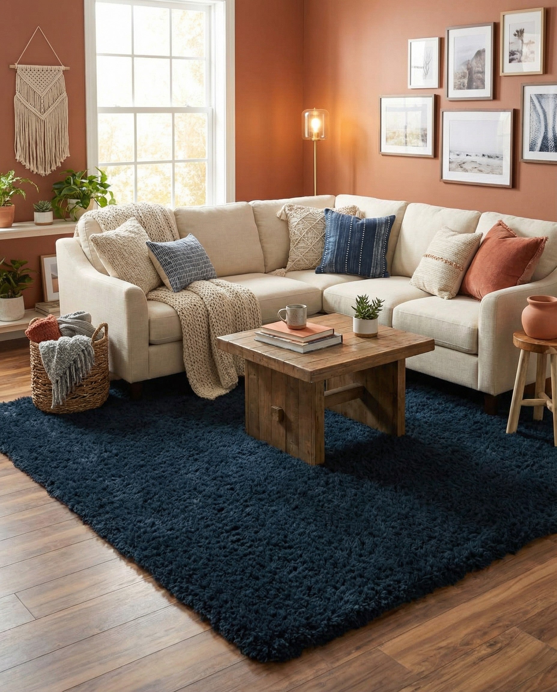  8' x 8' Infinity Shag Square Rug