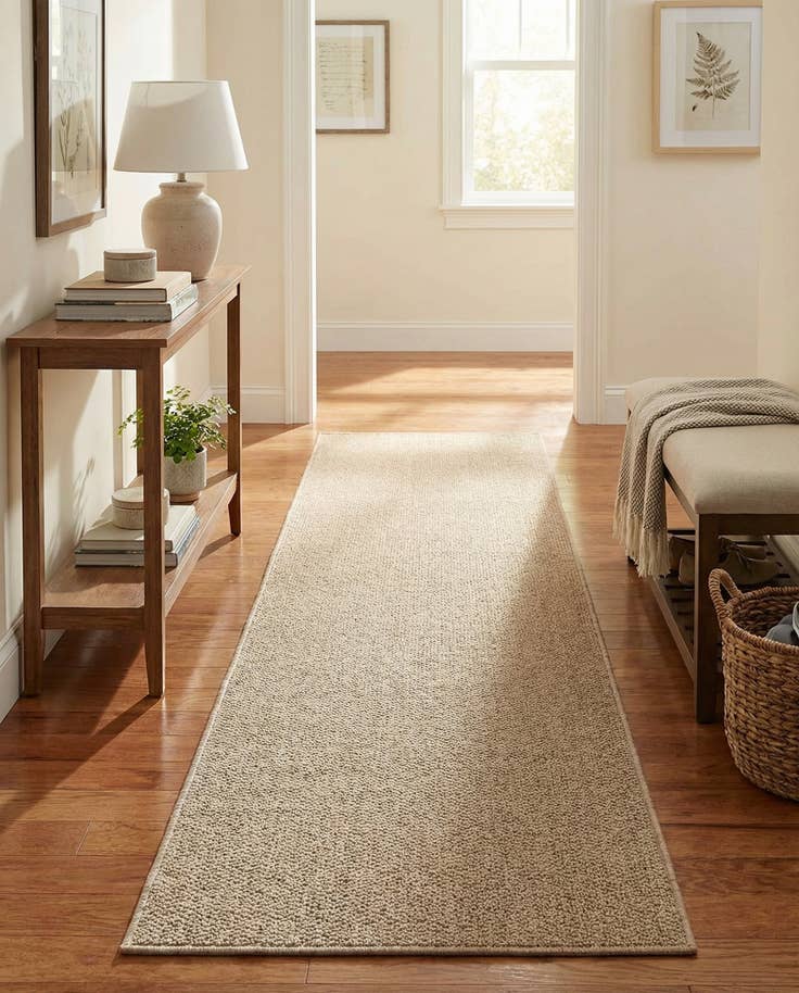 Detail image of 2' x 8' Easy-Clean Solid Indoor / Outdoor Runner Rug