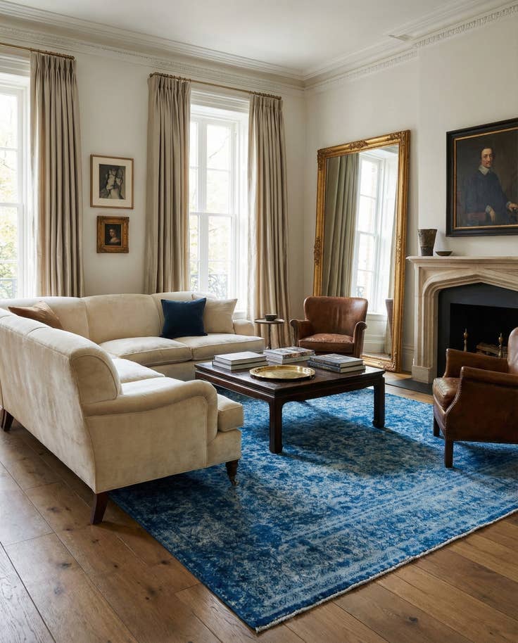 Detail image of 9' 7 x 12' 4 Vintage Royal Wool Rug