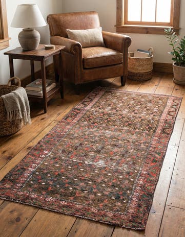 2' 8 x 5' 8 Hand Knotted Ultra Vintage Persian Wool Runner Rug