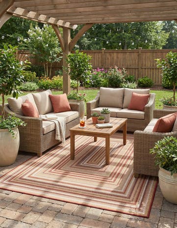 6' x 9' Easy-Clean Baja Indoor / Outdoor Rug