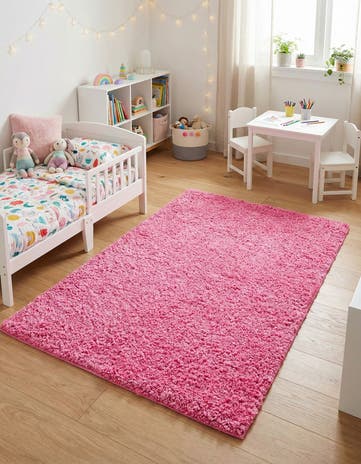 3' x 5' 3 Solid Shag Rug