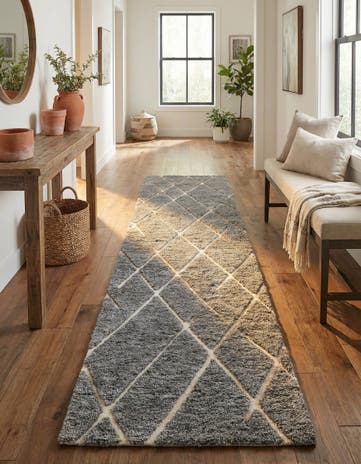 2' 7 x 12' Atlas Moroccan Wool Runner Rug