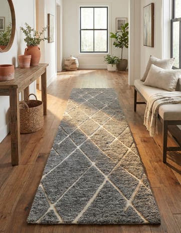 2' 7 x 12' Atlas Moroccan Wool Runner Rug