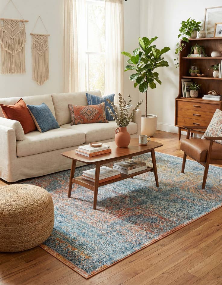 Detail image of 5' 3 x 8' Newport Rug