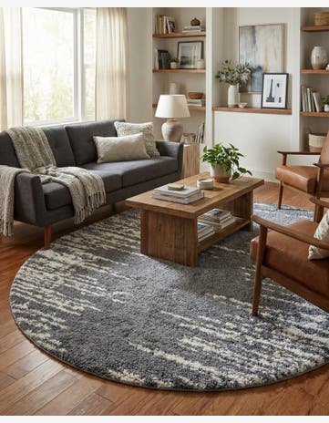 7' 10 x 10' Serenity Shag Oval Rug