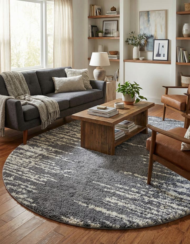 7' 10 x 10' Serenity Shag Oval Rug