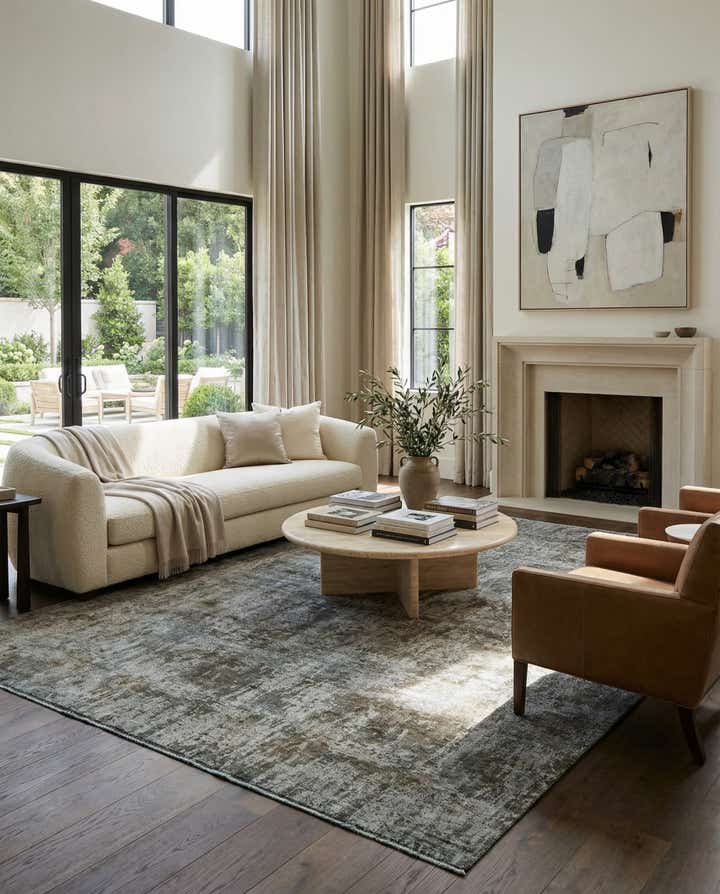 9' 3 x 12' 6 Hand Knotted Ultra Vintage Persian Wool Rug