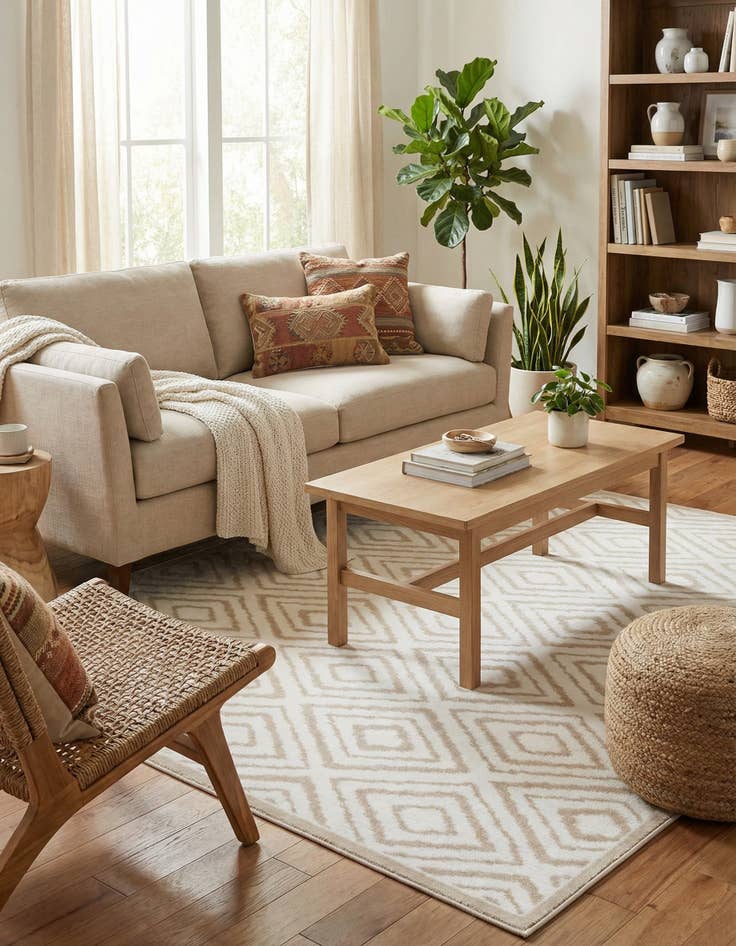 Detail image of 6' x 6' Hermitage Square Rug