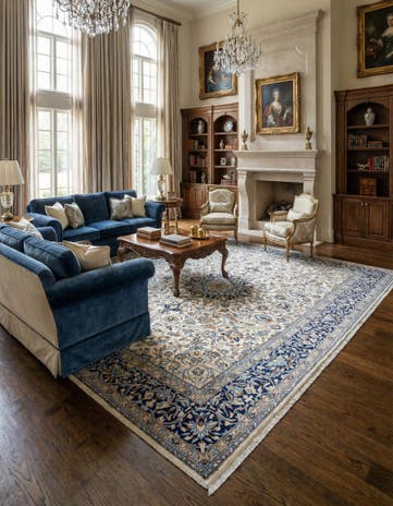 9' 1 x 13' 5 Kerman Rug