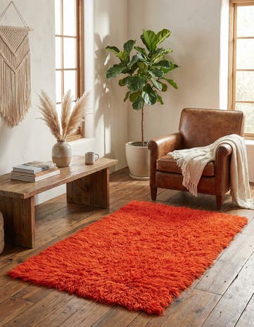 2' 8 x 4' 10 Hand Knotted Moroccan Wool Rug