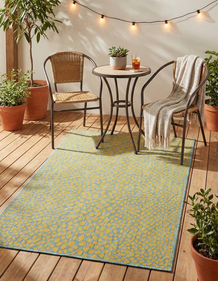 Detail image of 2' x 3'  Washable Jill Zarin Cape Town Indoor / Outdoor Rug