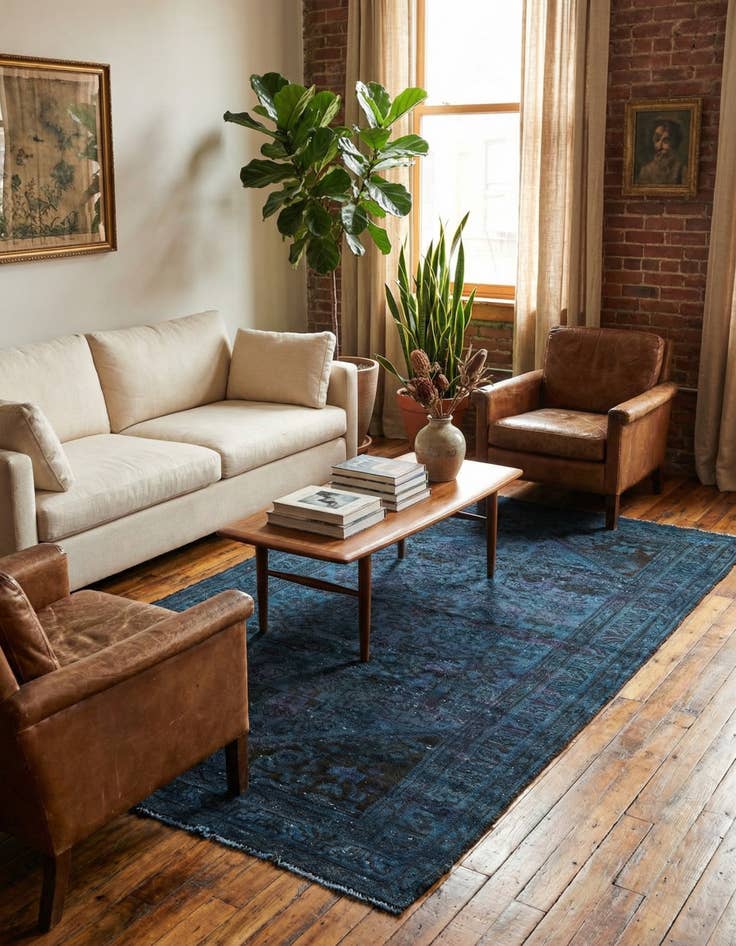 Detail image of 3' 4 x 8' 4  Hand Knotted Ultra Vintage Persian Wool Runner Rug