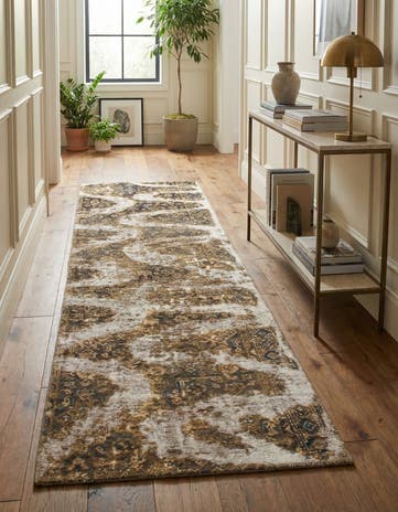2' 8 x 8' 10 Hand Knotted Ultra Vintage Persian Wool Runner Rug