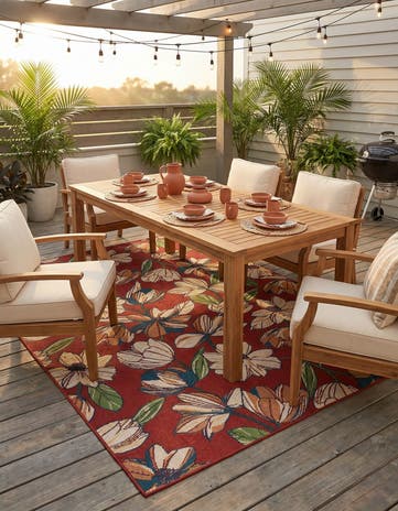 9' x 12' Easy-Clean Baja Indoor / Outdoor Rug
