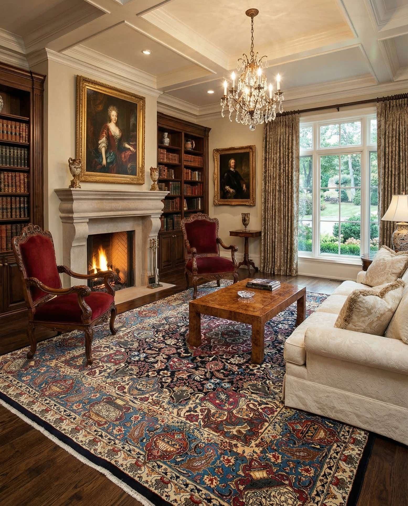 9' 8 x 12' 11 Mashad Wool Rug