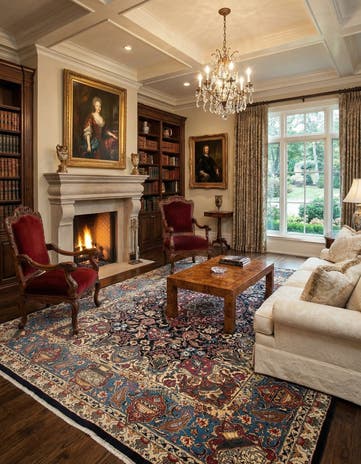 9' 8 x 12' 11 Mashad Wool Rug