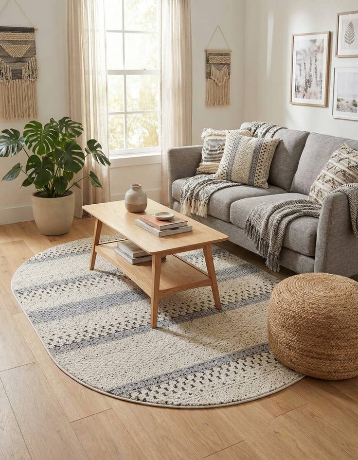 Detail image of 4' x 6' Arlo Oval Rug